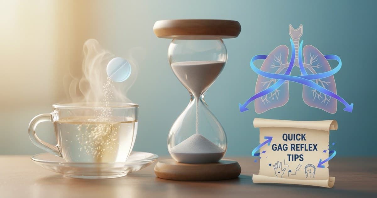 Fast Gag Reflex Relief: Throat Relaxation Tips That Work in Minutes - Quick throat relaxation tips before intimacy or dental moments — breathing, lozenges, pacing — realistic timelines included.