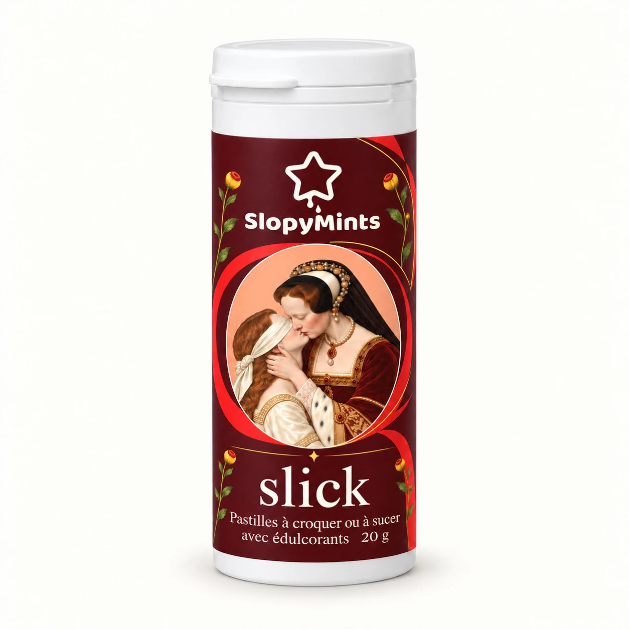 SlopyMints SLICK tube, portrait, no background