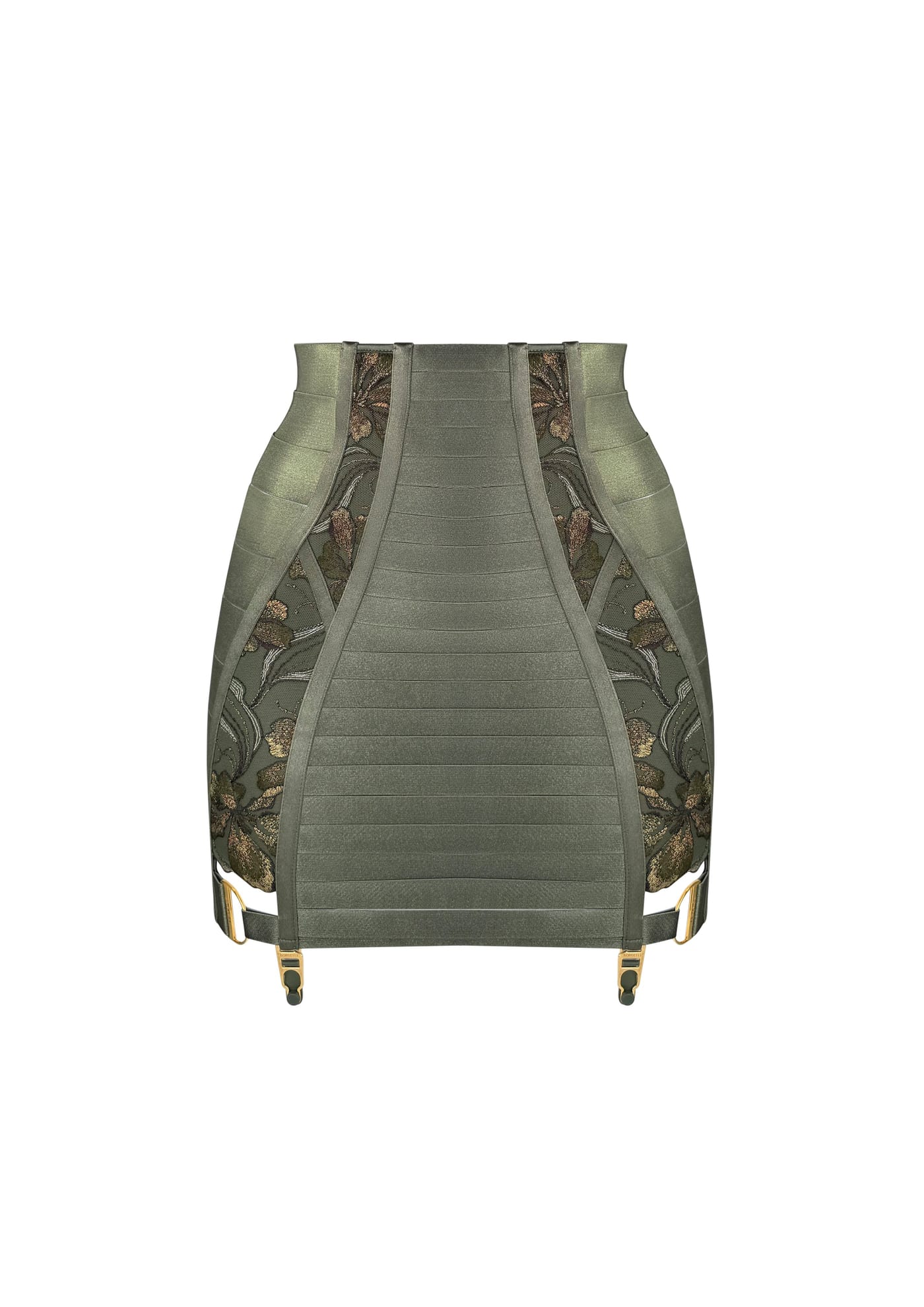 Ceinture large Ren olive